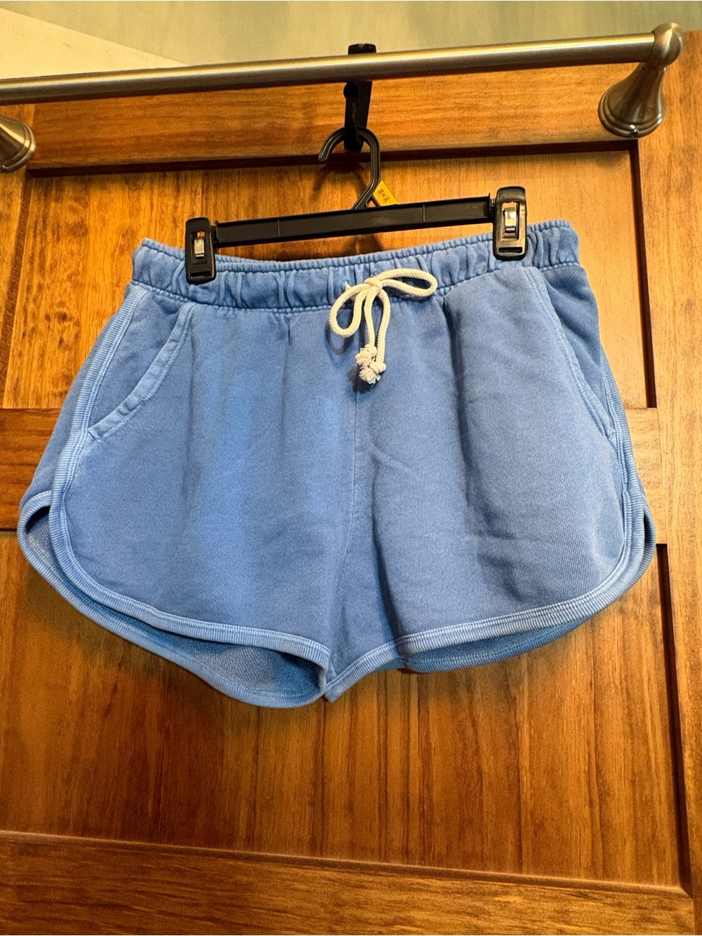SO Women's Light Blue Athletic Drawstring Shorts